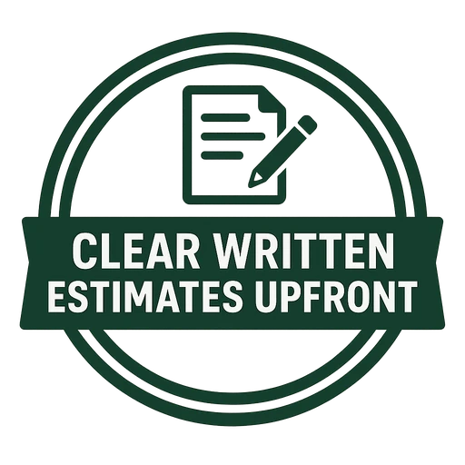 Clear Written Estimates Upfront